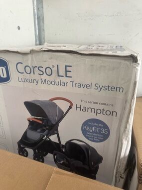 ChiccoCorso LE Hampton Luxury Modular Travel System - Gray